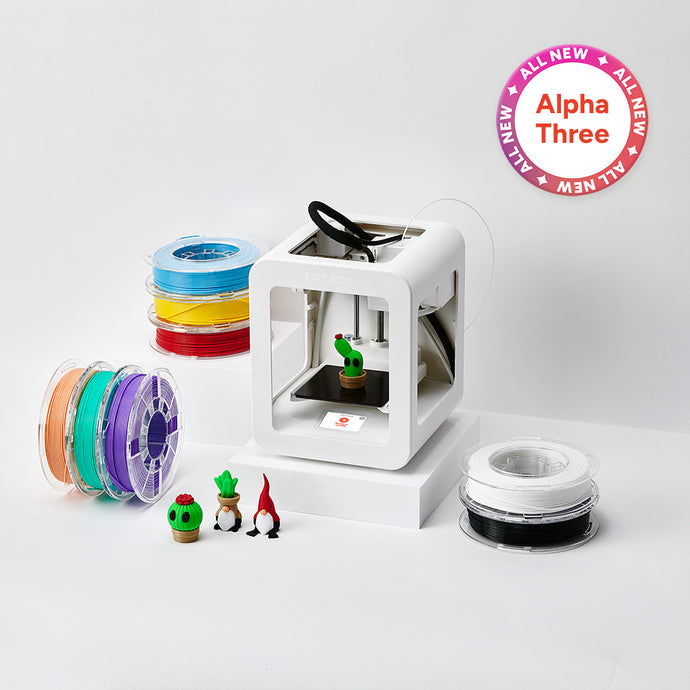 Toybox Alpha Three Deluxe 3D Printer Bundle