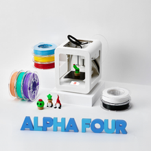 Charger l'image dans la galerie, Toybox Alpha Four Deluxe 3D Printer Bundle
