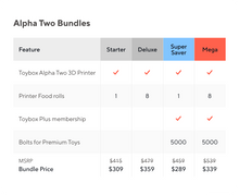 Load image into Gallery viewer, Toybox Alpha Two Super Saver Bundle
