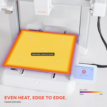 Cargar imagen en el visor de la galería, Even heat, edge to edge. Toybox Luna's heated build plate
